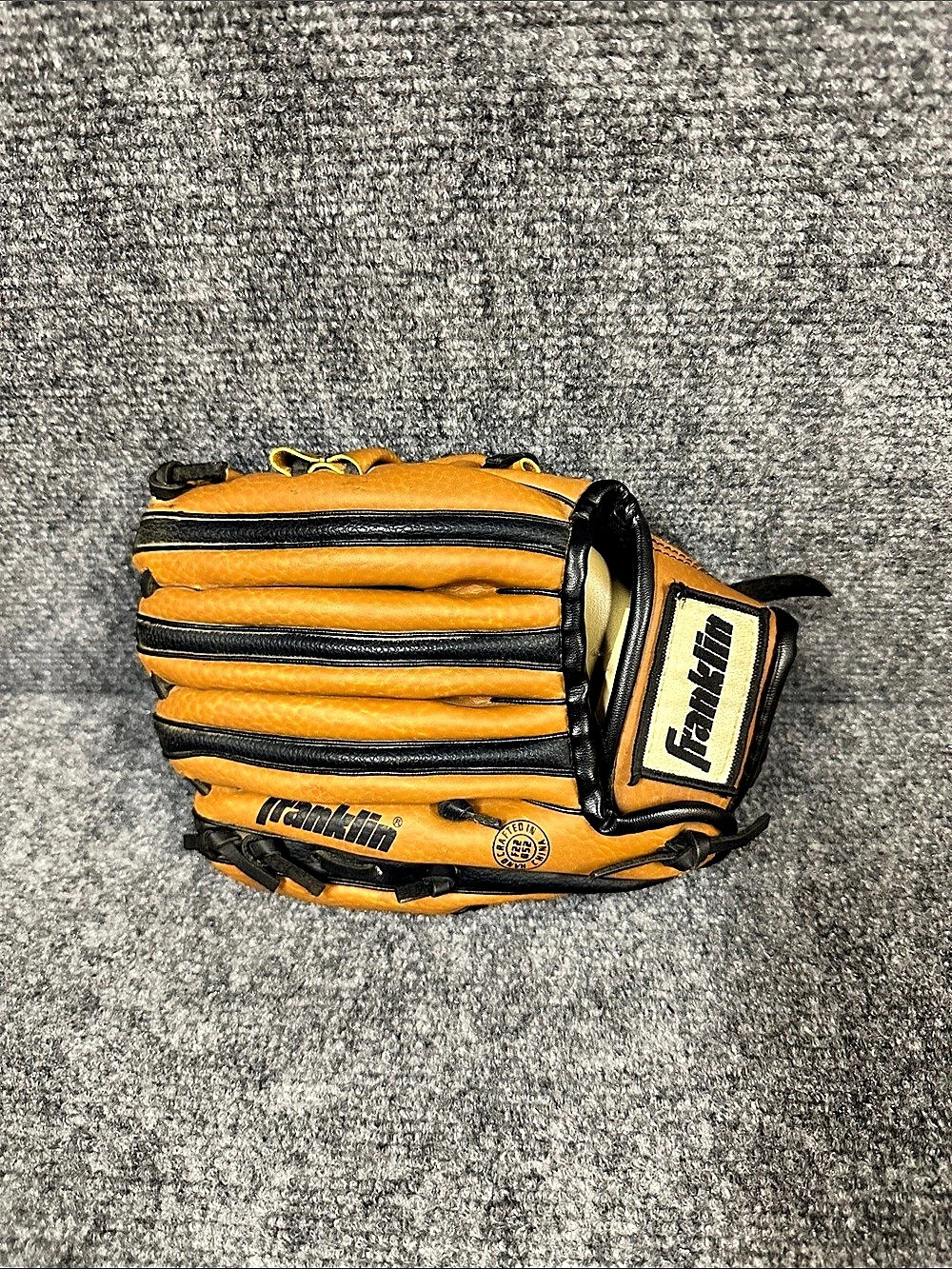 Franklin RTP Series Baseball Glove 9 1/2 Orange & Black